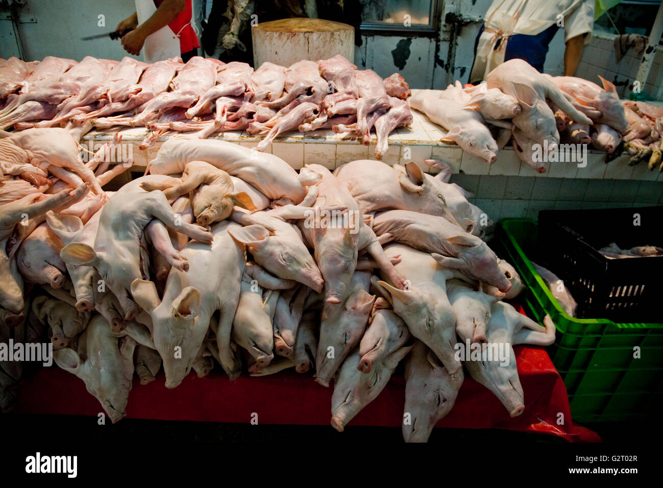 Fleischmarkt in Mexiko-Stadt Stockfoto