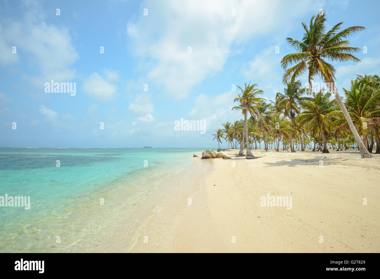 Die San Blas Inseln in Panama Stockfoto