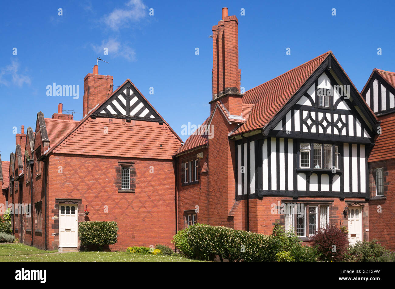 Häuser 15 22 The Causeway 48 Greendale Road, Port Sunlight model