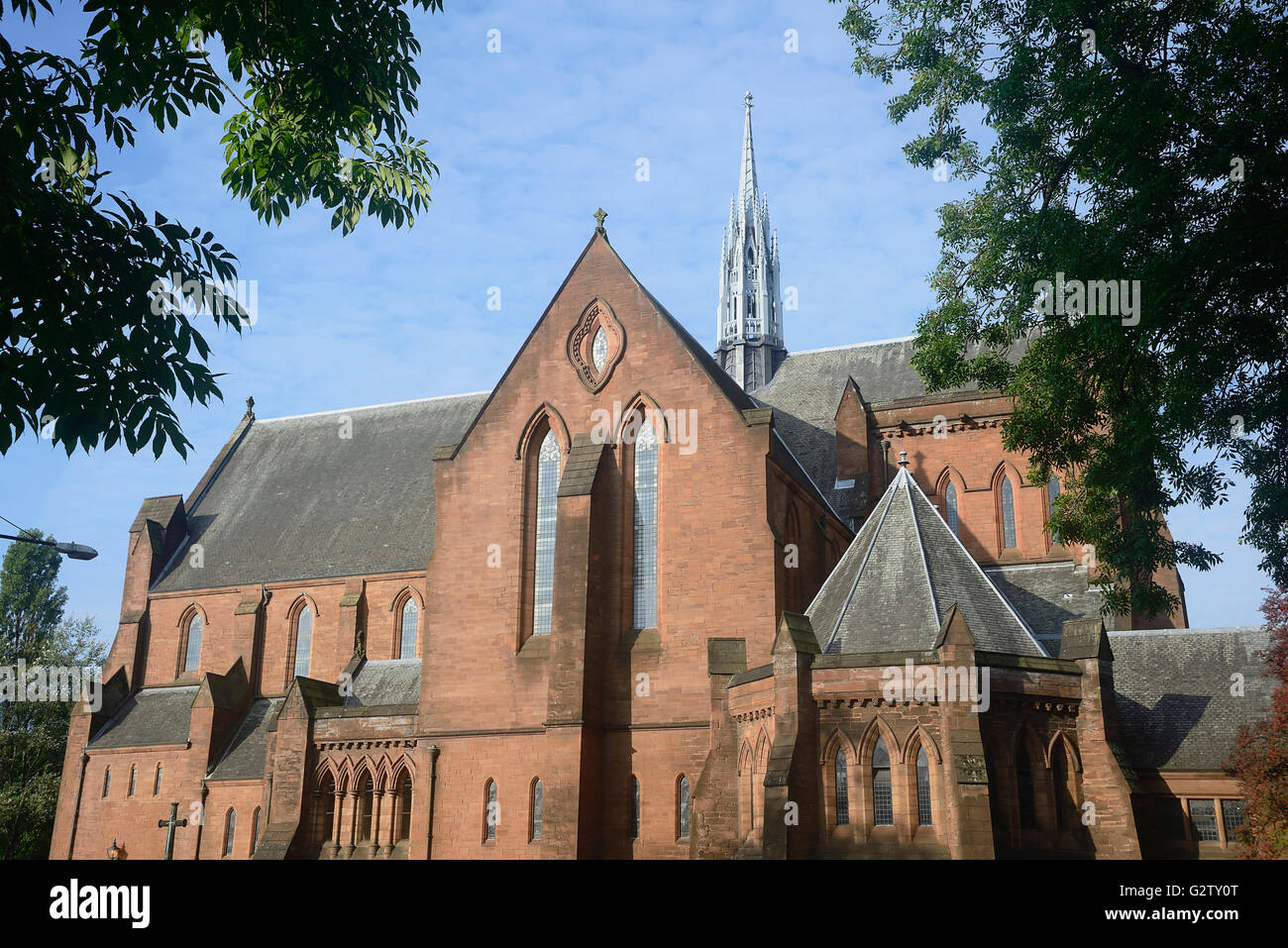 Schottland, Glasgow, Baronie Hall. Stockfoto