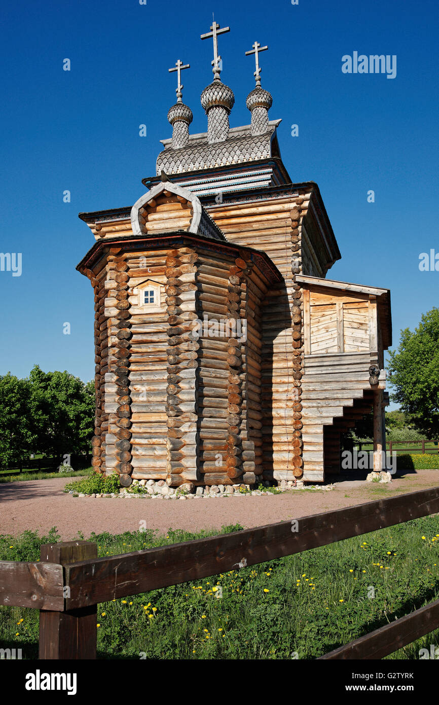 Die Kirche der große Märtyrer St. Georg der siegreiche. Kolomenskoye Museums-Reserve, Moskau, Russland. Stockfoto