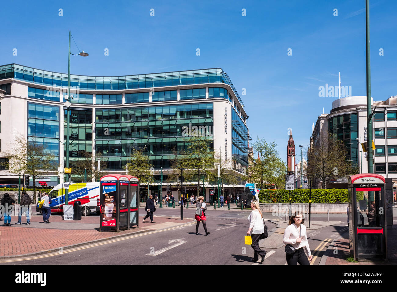 Corporation Street, Birmingham, West Midlands, England, Großbritannien Stockfoto