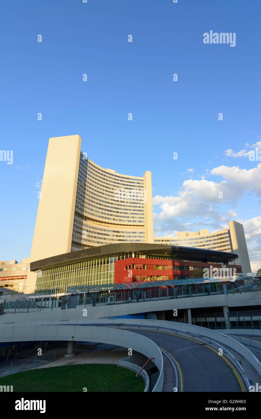 Vienna International Centre (UNO City), Österreich, Wien, Wien Stockfoto