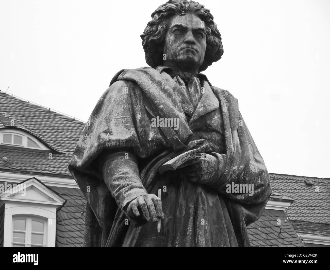 Beethoven-Denkmal in Bonn, Deutschland Stockfoto