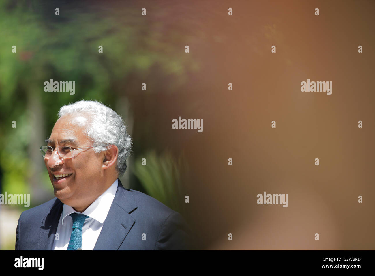 Lissabon, Portugal, 3. Juni 2016. Portugal ist Premierminister Antonio Costa, Pressekonferenz im Sao Bento Palace besucht. Bildnachweis: Helena Poncini/Alamy Live-Nachrichten. Stockfoto