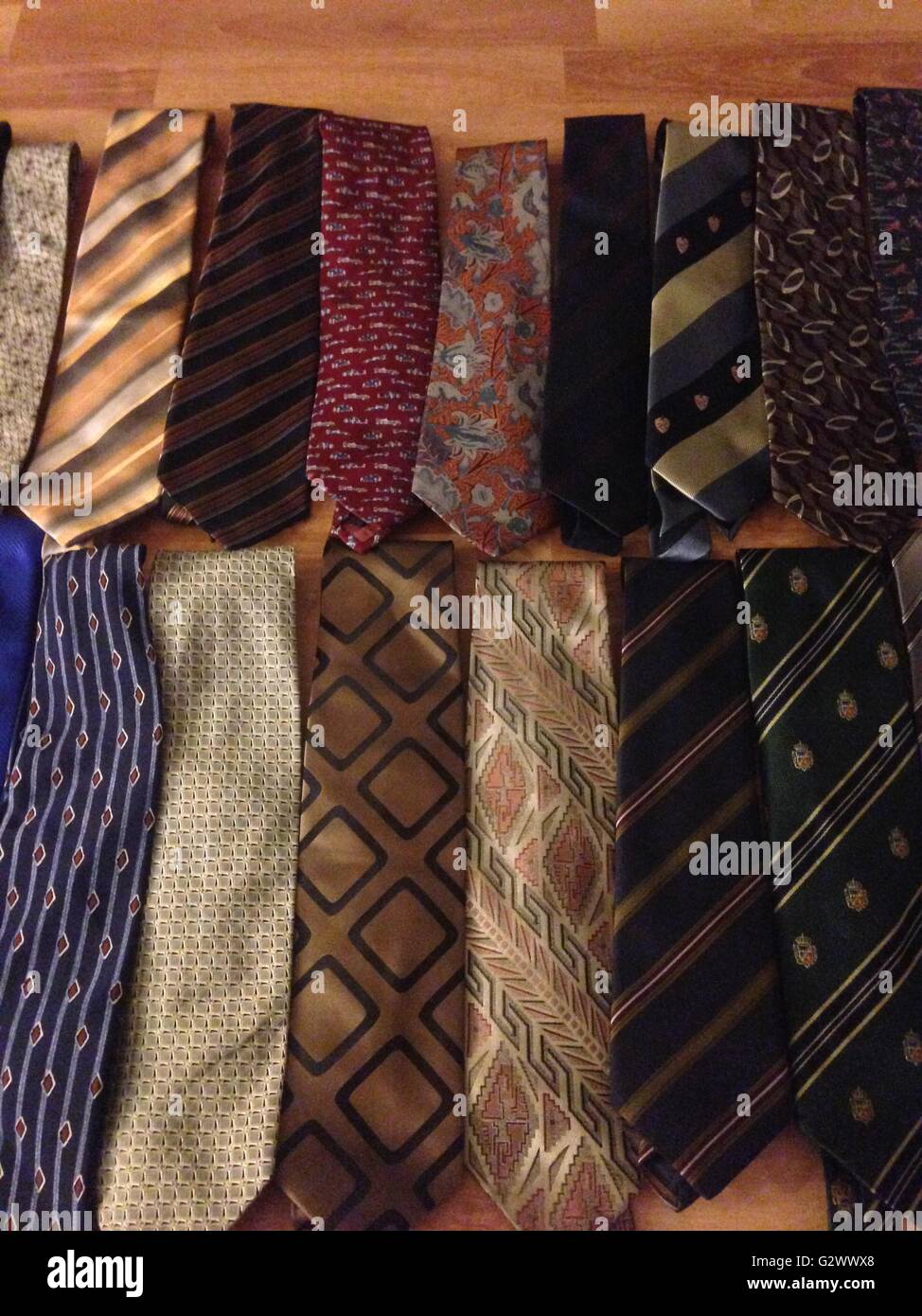 Vintage Krawatten Stockfoto
