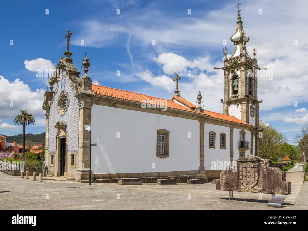 Santo Antonio da Torre Velha Kirche in Ponte de Lima, Portugal Stockfoto