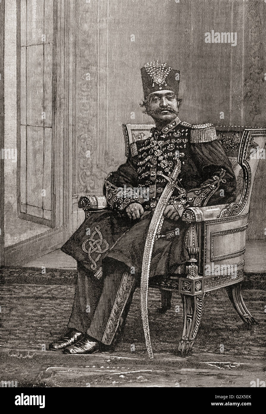 Nassereddin shah qajar Fotos und Bildmaterial in hoher Auflösung Alamy