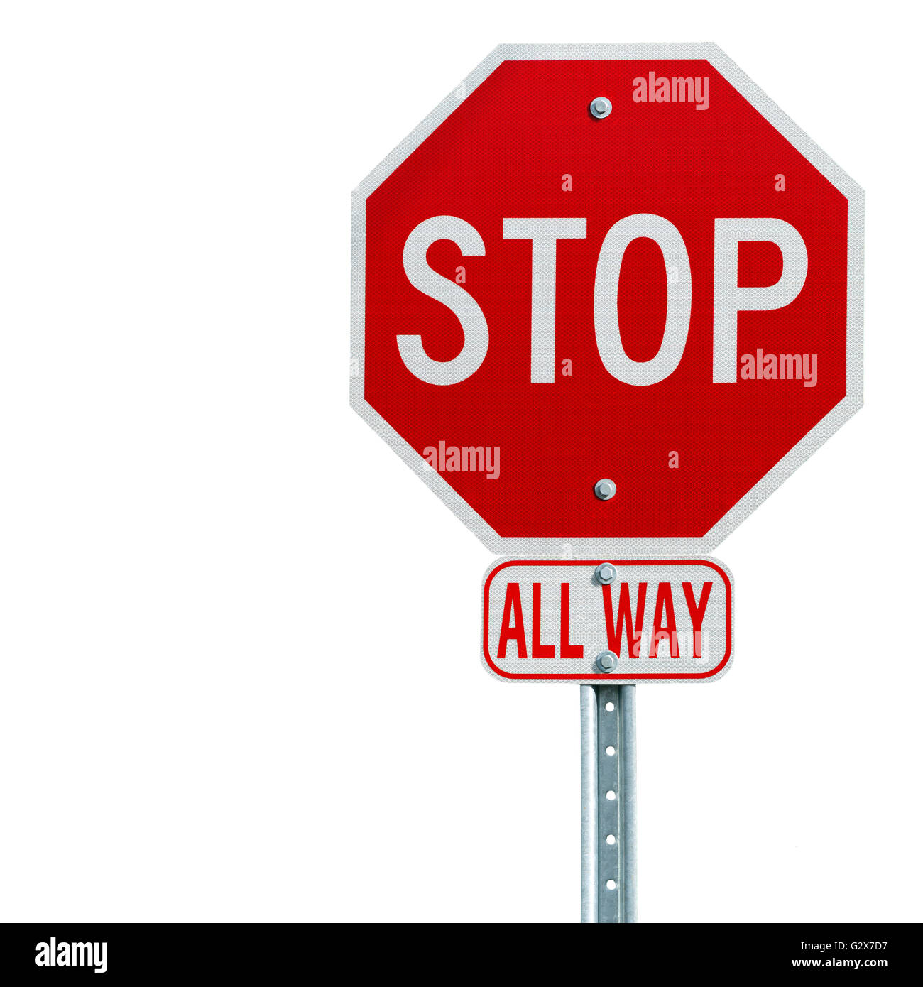 Stop-Schild Stockfoto