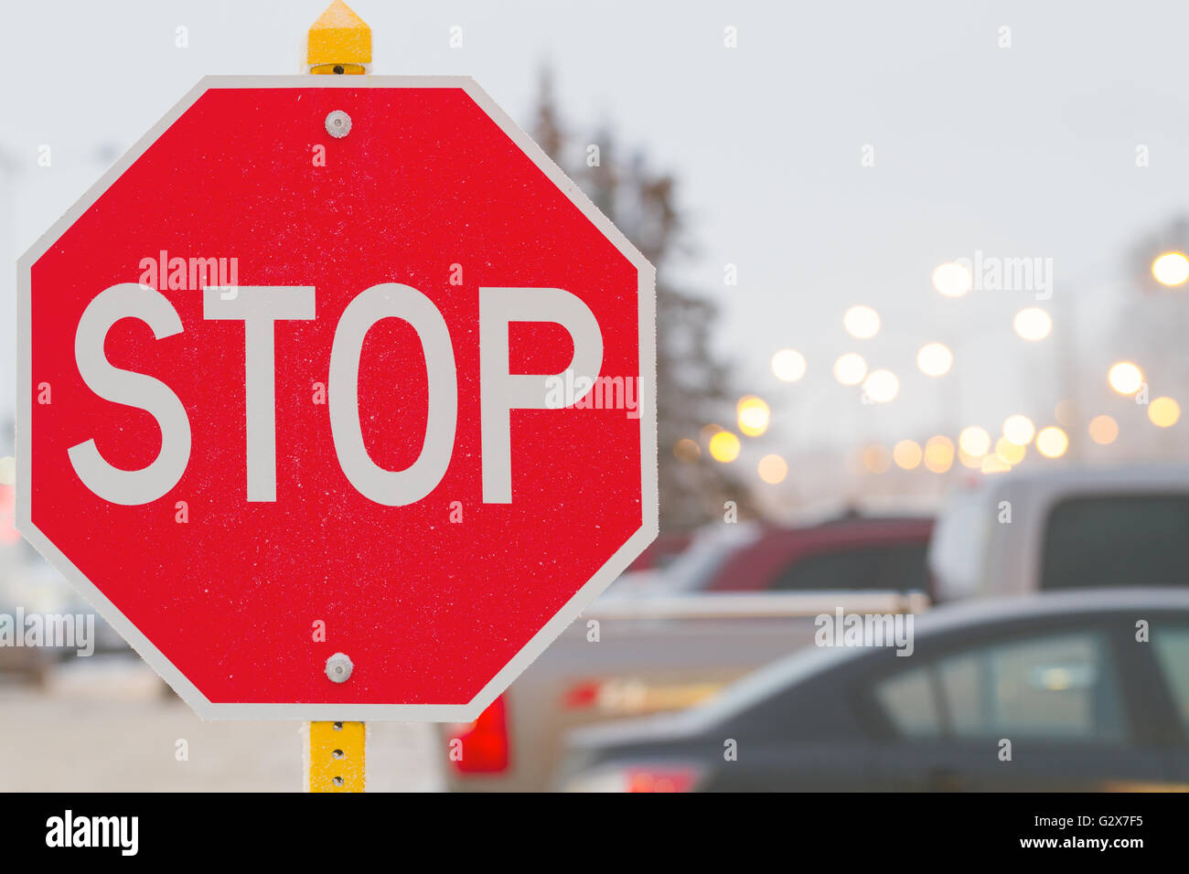 Stop-Schild Stockfoto