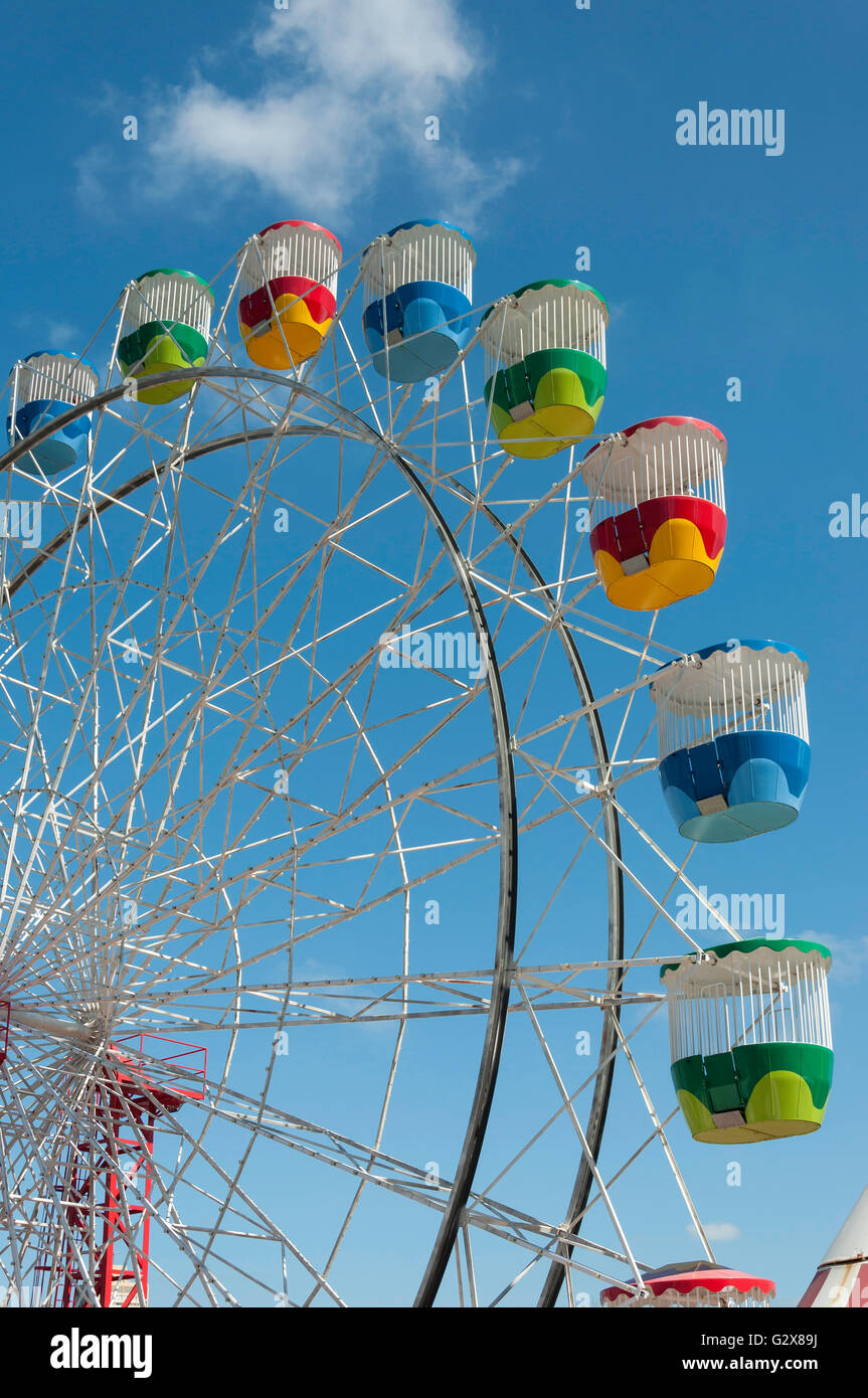 Riesenrad im Luna Park Sydney, Milsons Point, Sydney, New South Wales, Australien Stockfoto