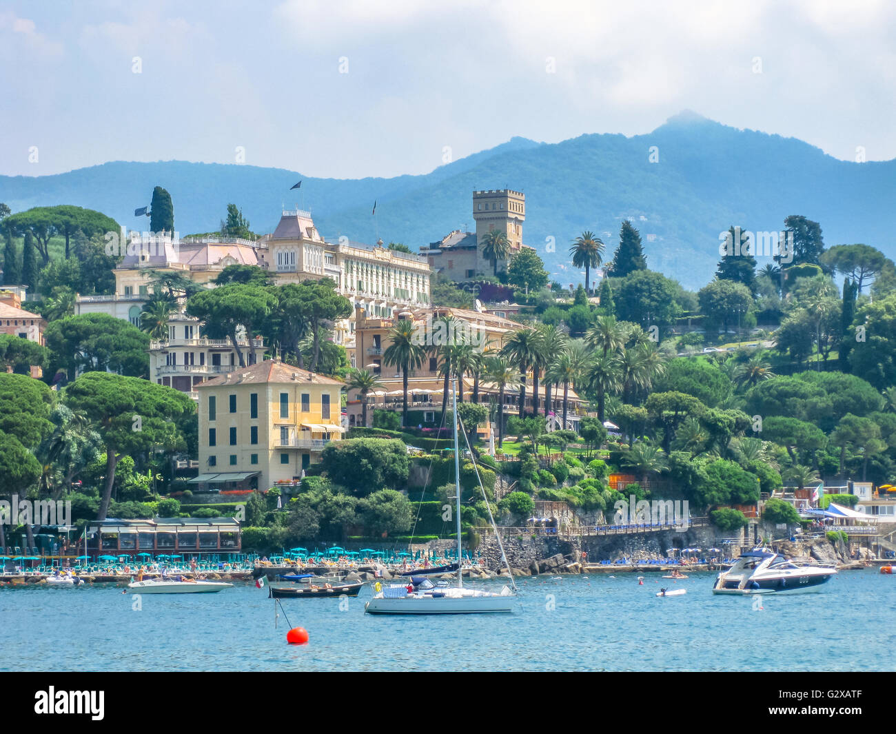 Portofino italienische Riviera Stockfoto