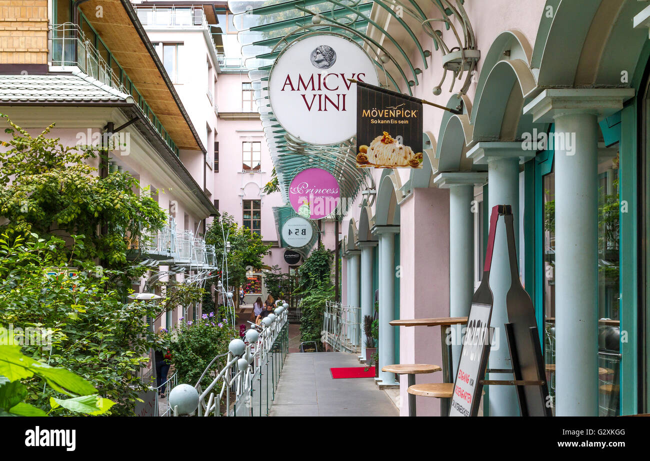 Essbereich, Hackesher Markt, Berlin, Deutschland Stockfoto