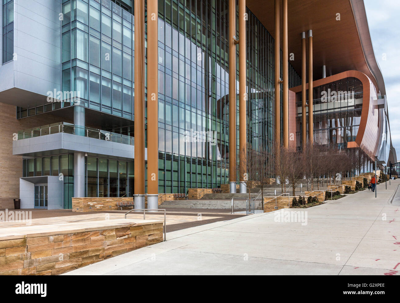 Außen die Music City Center-Kongresszentrum in der Innenstadt von Nashville, Tennessee Stockfoto