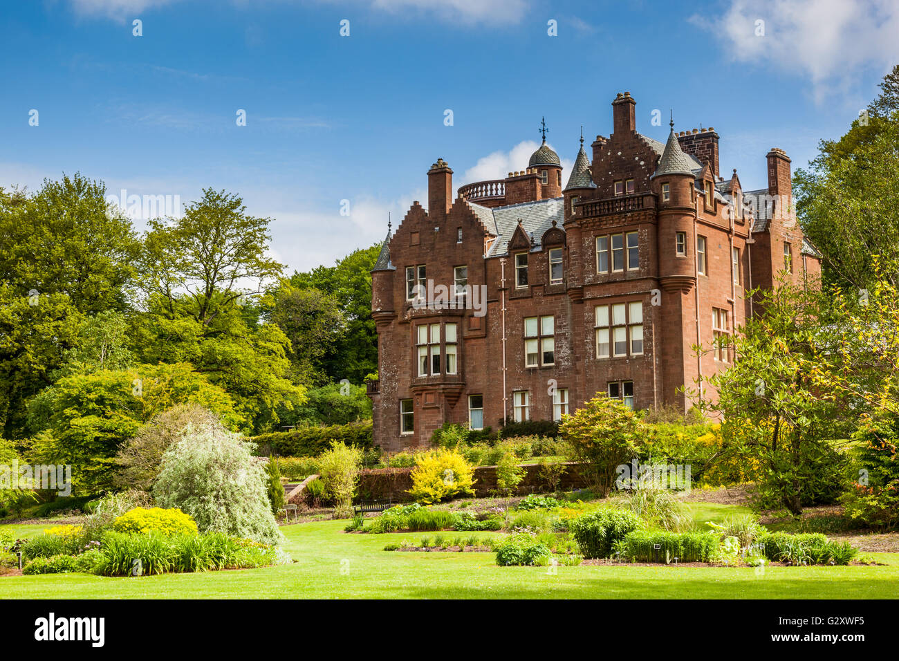 Threave House Threave Gardens in der Nähe von Castle Douglas, Dumfries and Galloway, Schottland Stockfoto