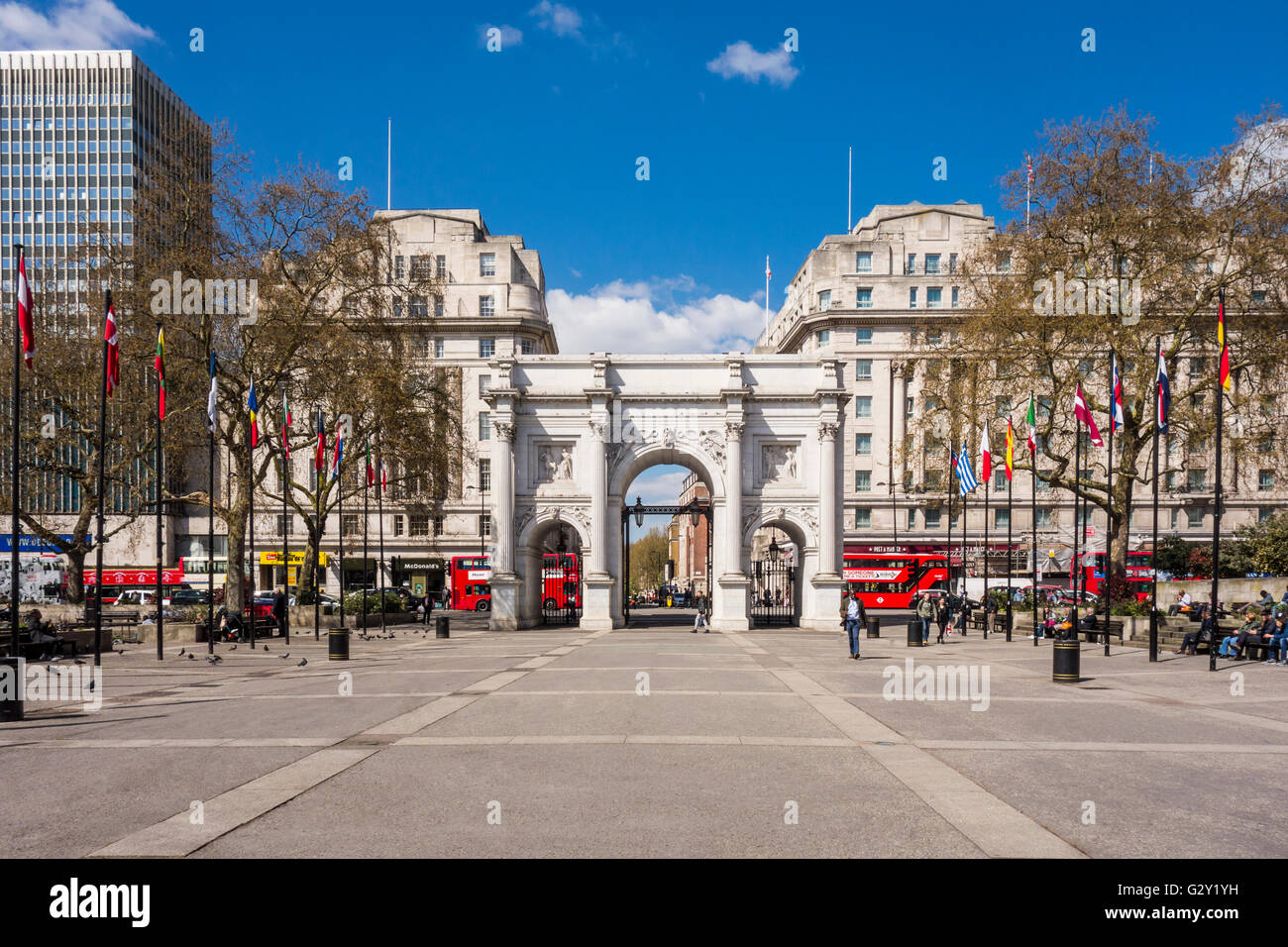 Marble Arch, London, UK Stockfoto