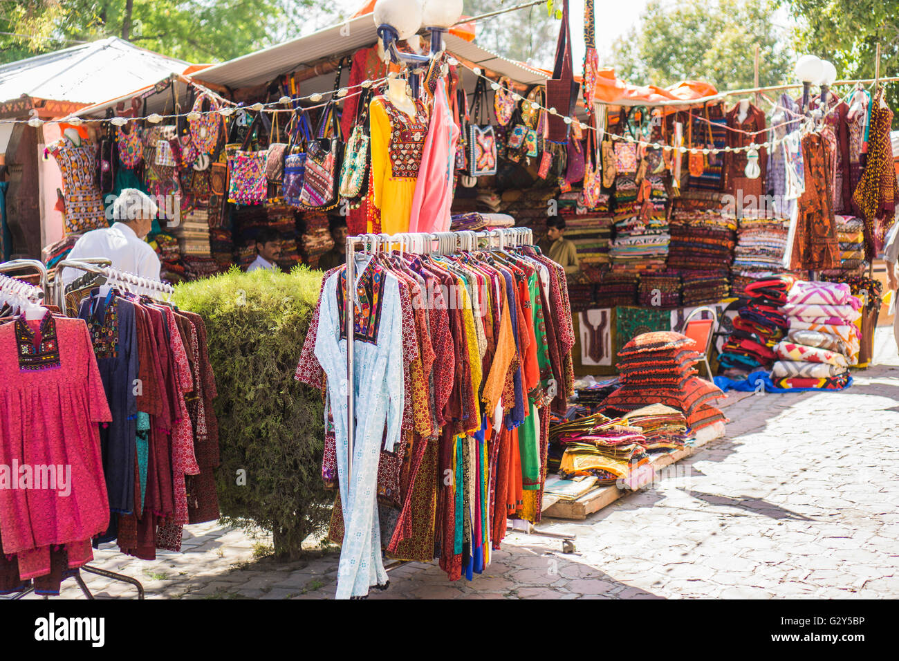 Outdoor-Markt Islamabad Punjab Pakistan Stockfoto