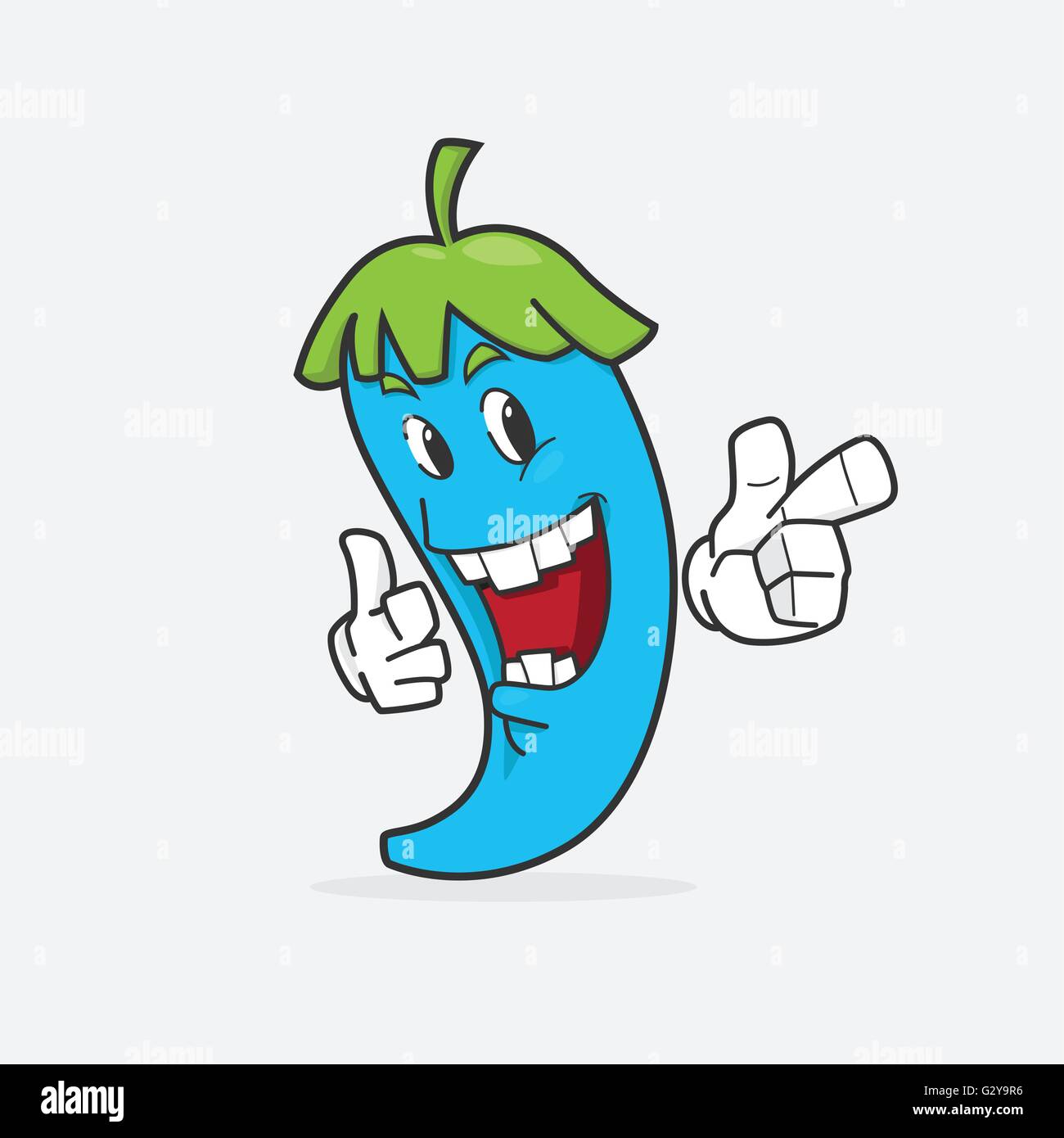 Kühl-Maskottchen Stock Vektor