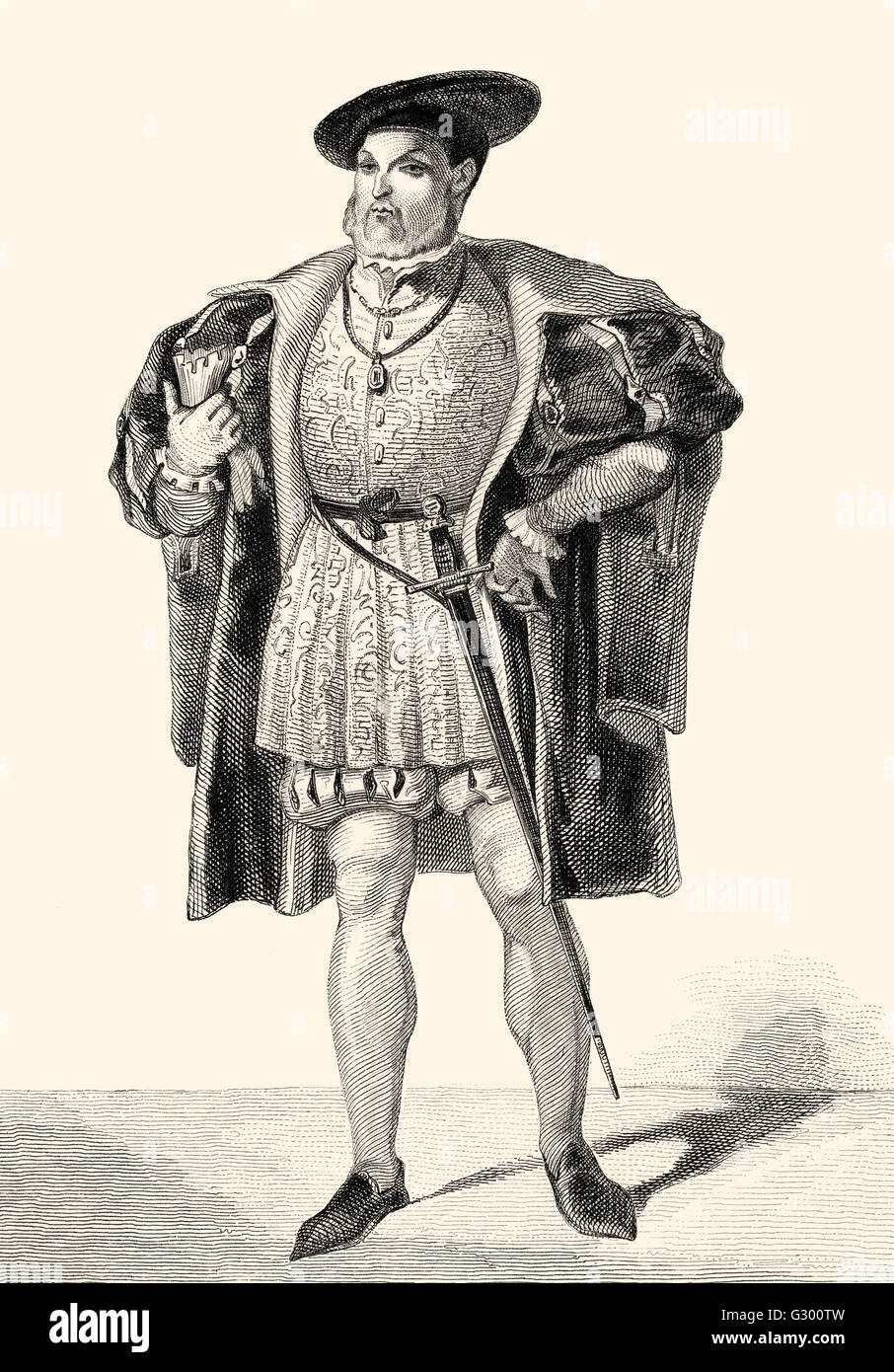 Heinrich VIII., König von England 1491-1547 Stockfoto