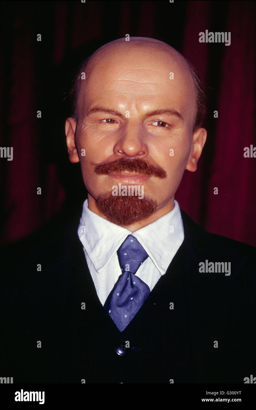 Wachsfigurenkabinett Wladimir Illitsch Lenin Russland Stockfoto