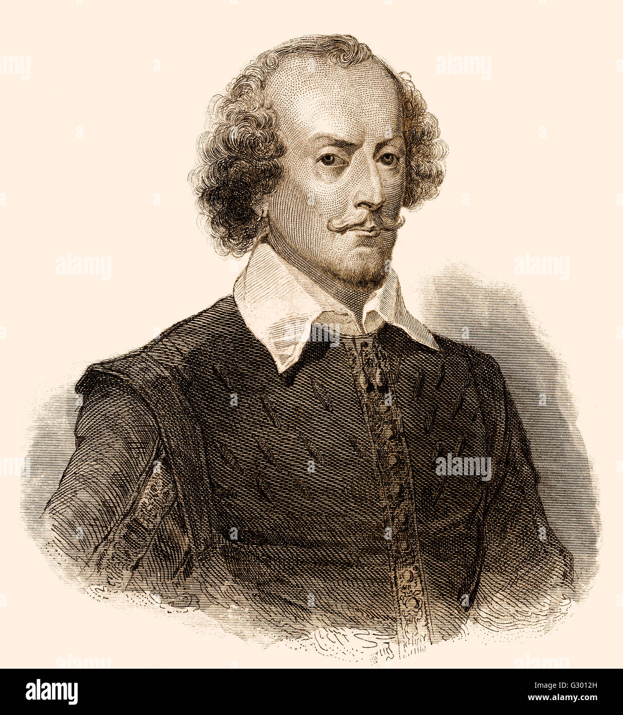 William Shakespeare, 1564-1616, ein englischer Dramatiker, Dichter und Schauspieler Stockfoto