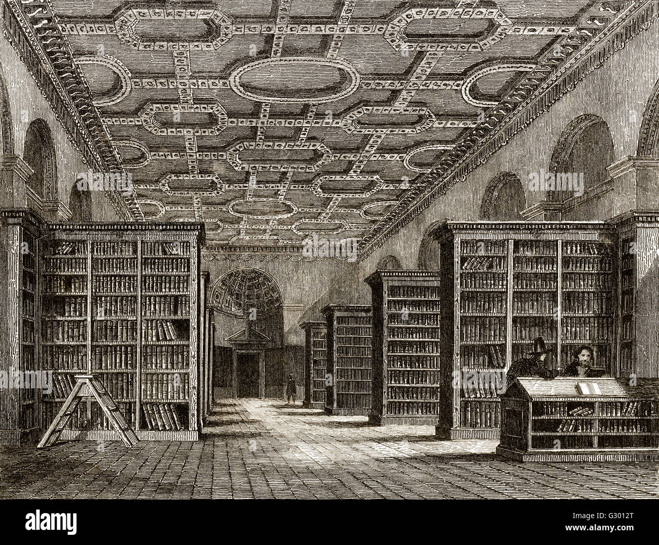 Cambridge University Library, Cambridge, 18. Jahrhundert Stockfoto