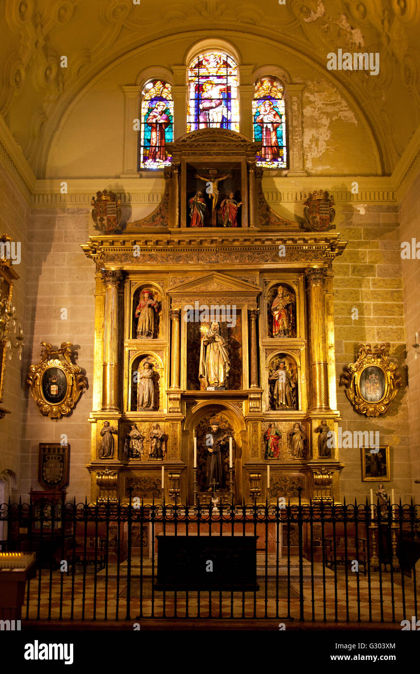 Kapelle in Málaga Kathedrale Catedral De La Encarnación, Málaga, Andalusien, Spanien, Europa Stockfoto