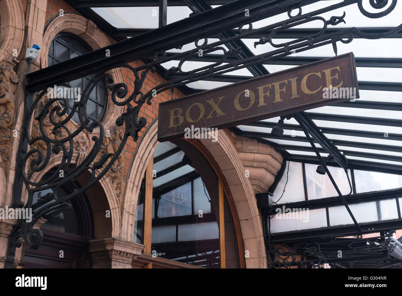 Das Palace Theatre Box Office, London Stockfoto