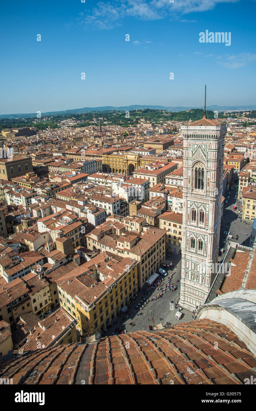 Panorama von Florenz, Italien Stockfoto