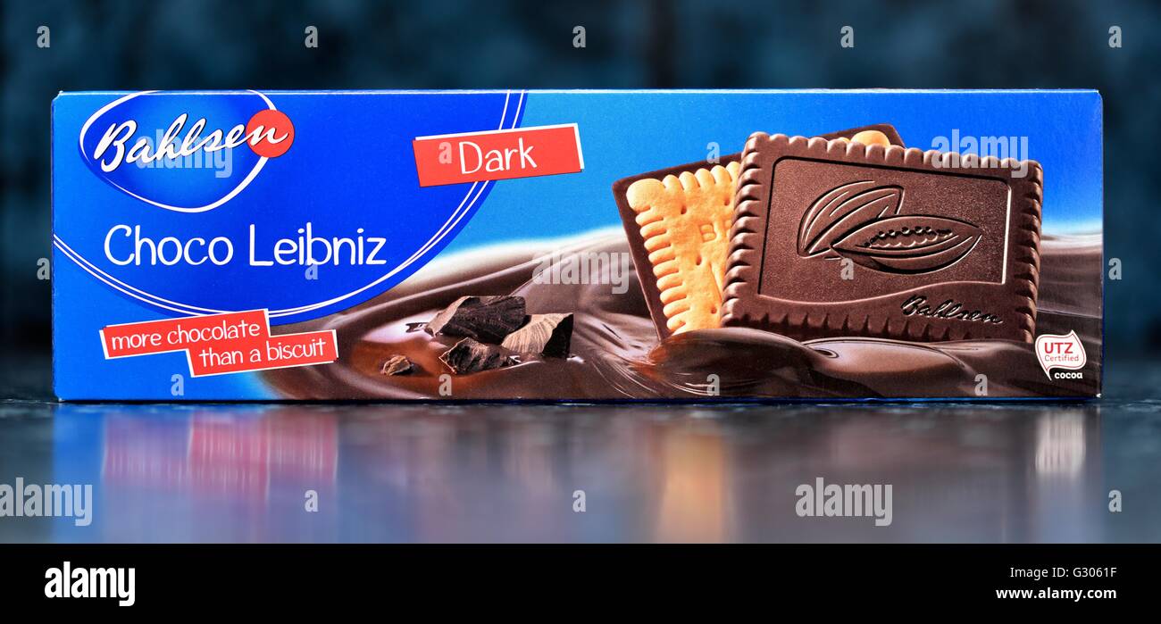 Bahlsen Choco Leibniz. Stockfoto