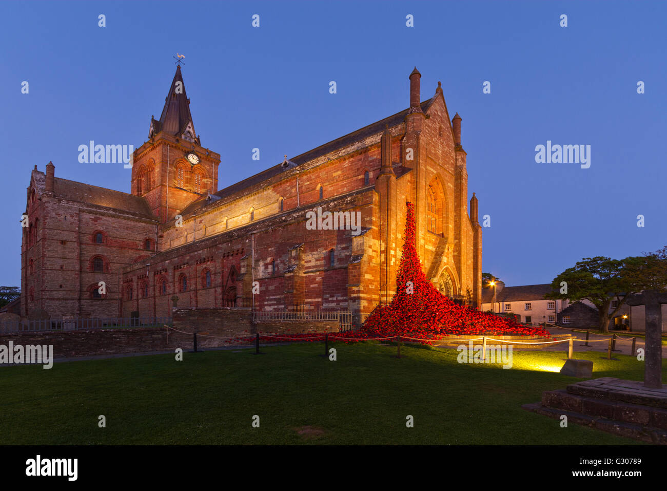 Kirkwall, St. Magnus Kathedrale Stockfoto