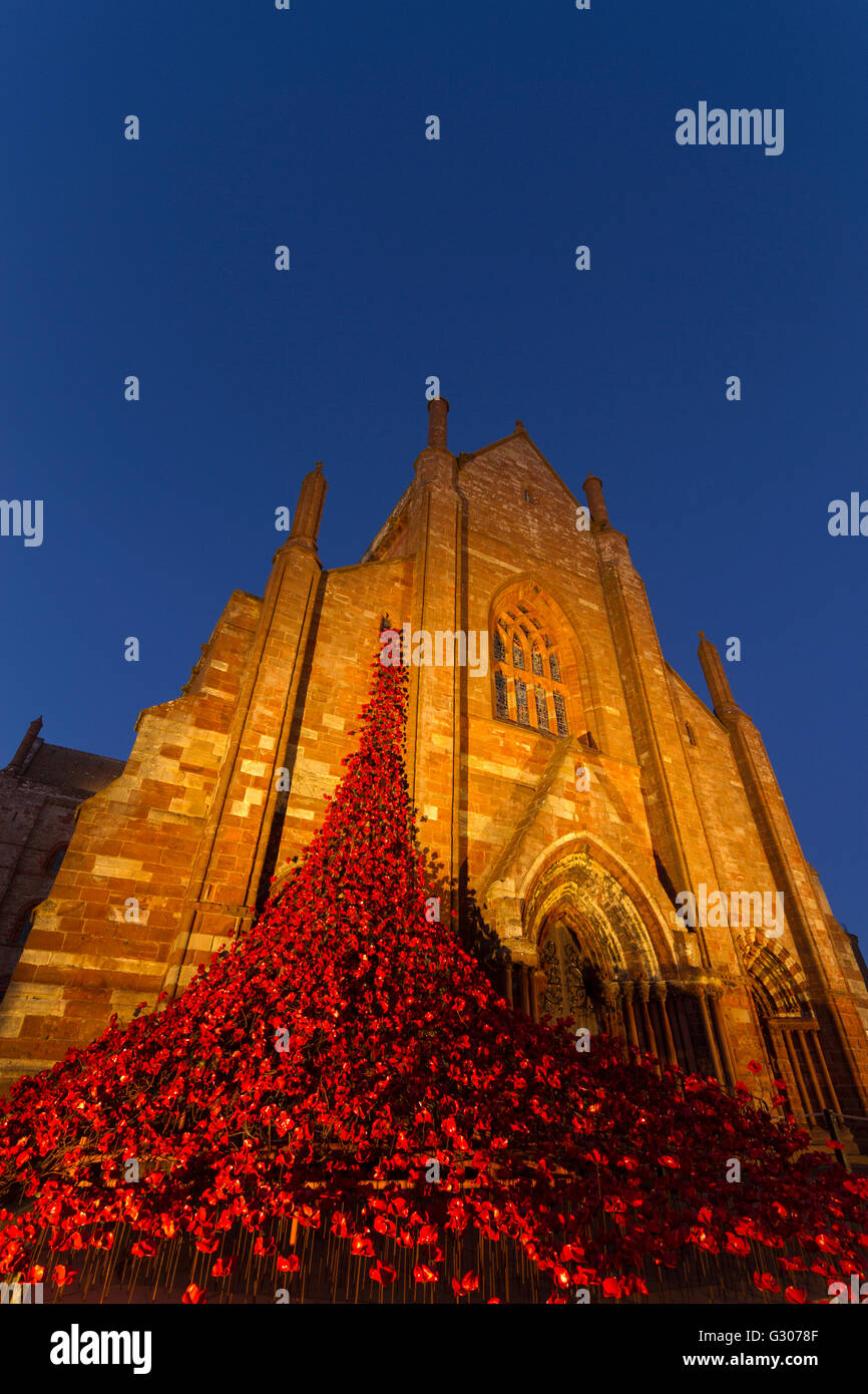 Kirkwall, St. Magnus Kathedrale Stockfoto