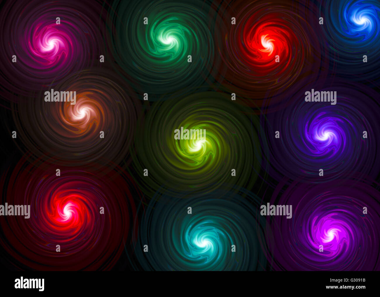 Bunte Universum abstrakten Hintergrund, digitale Grafik Ressourcen Stockfoto