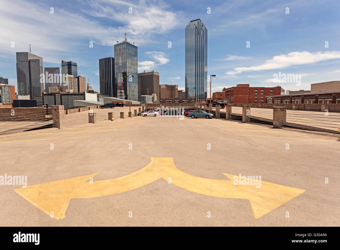 Dallas Downtown District Stockfoto