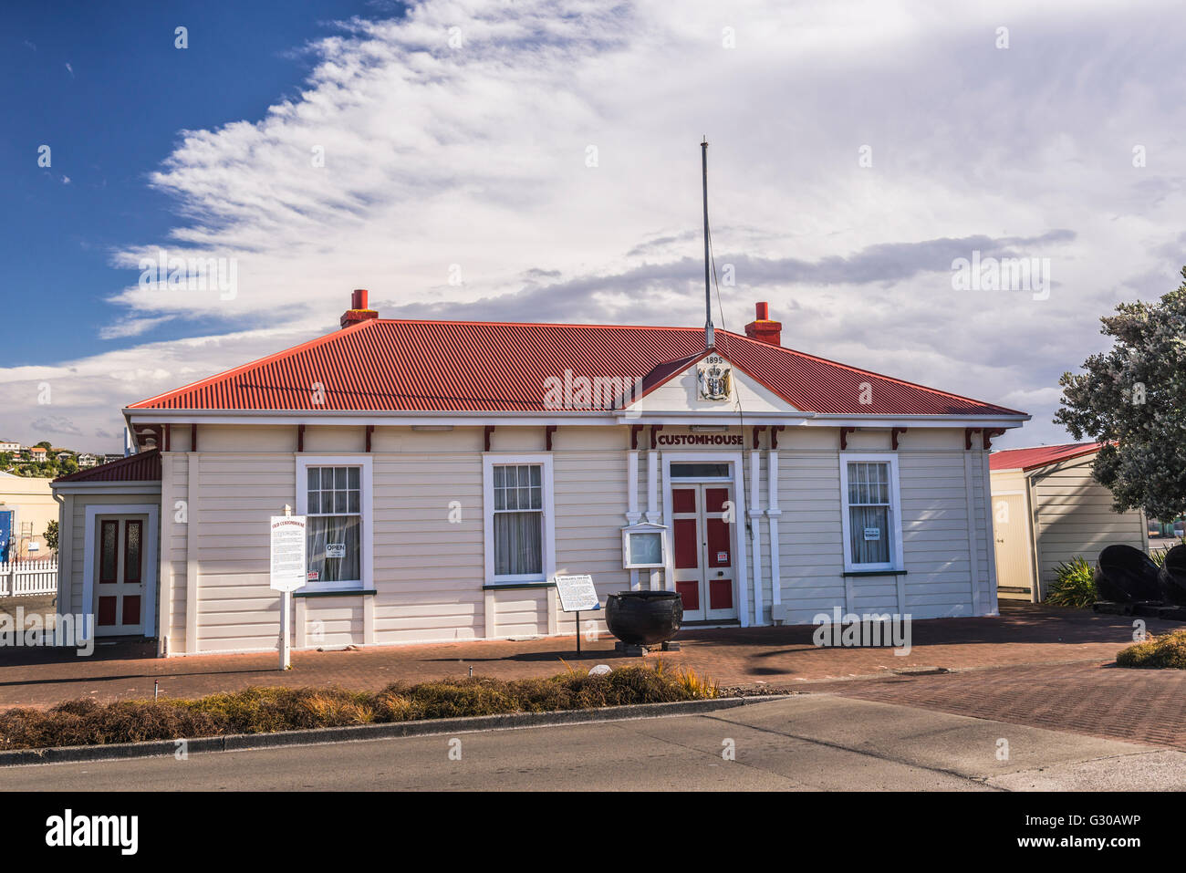 Altes Zollhaus, Napier, Hawkes Bay Region, North Island, Neuseeland, Pazifik Stockfoto