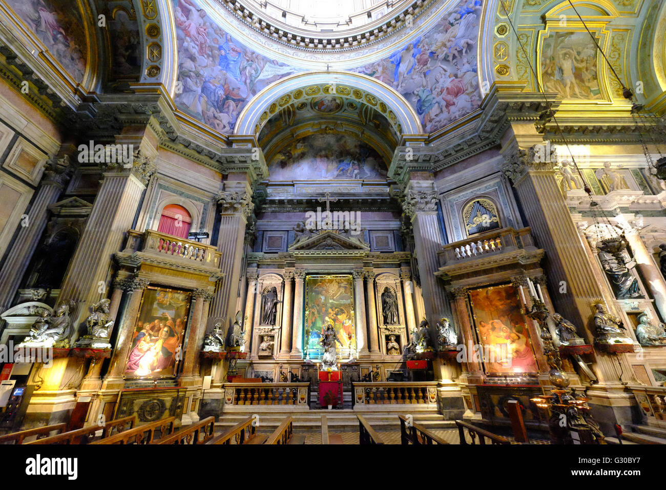 Königliche Kapelle des Schatzes von San Gennaro, Kathedrale von Naples, Neapel, Kampanien, Italien, Europa Stockfoto