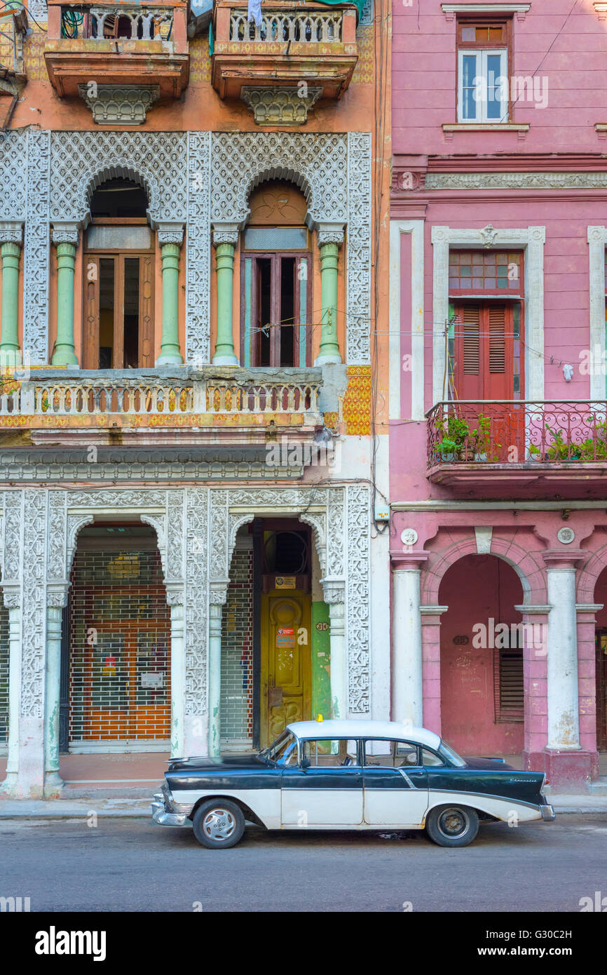 Prado (Paseo de Marti), La Habana Vieja (Altstadt), UNESCO-Weltkulturerbe, Havanna, Kuba, West Indies, Karibik Stockfoto