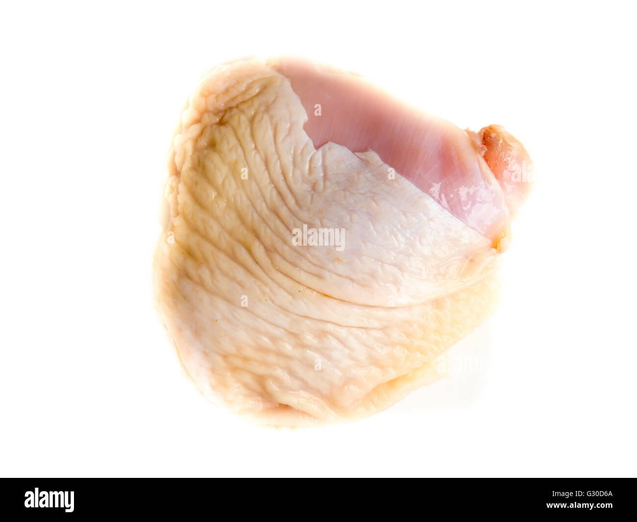 Gefrorene Hähnchen. Stockfoto