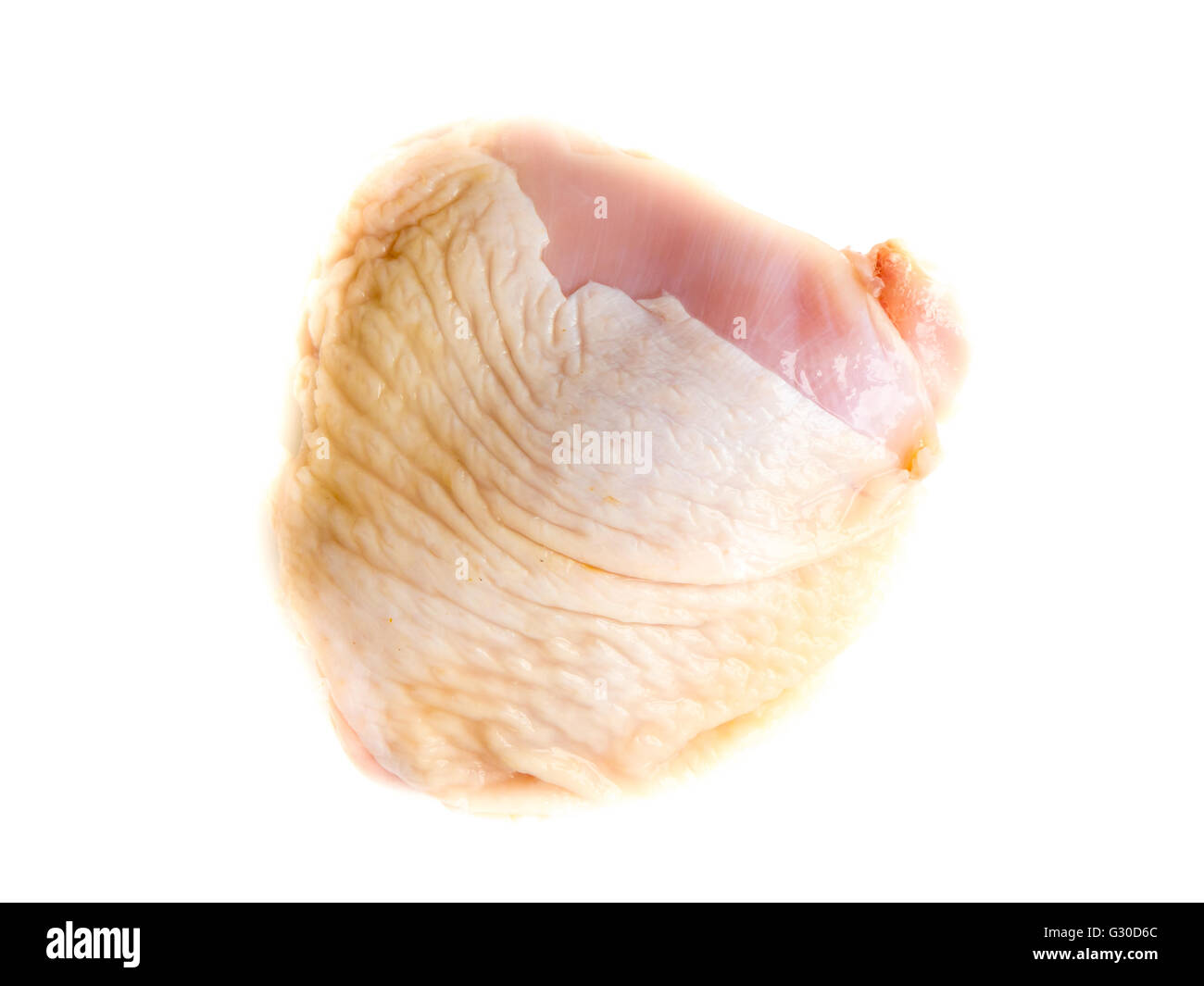 Gefrorene Hähnchen. Stockfoto