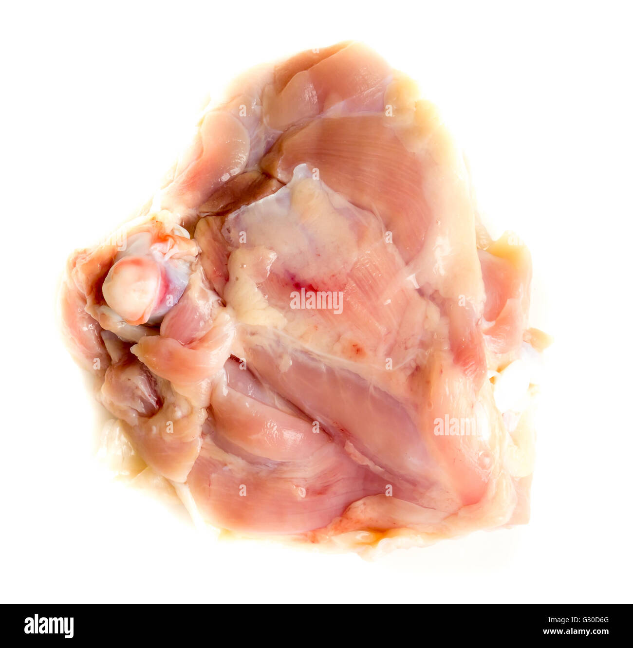 Gefrorene Hähnchen. Stockfoto