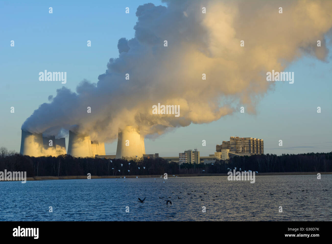 Kraftwerk Janschwalde Stockfotos und bilder Kaufen Alamy
