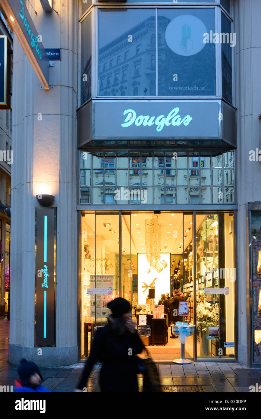Parfümerie Douglas, Österreich, Wien 01., Wien, Wien Stockfoto