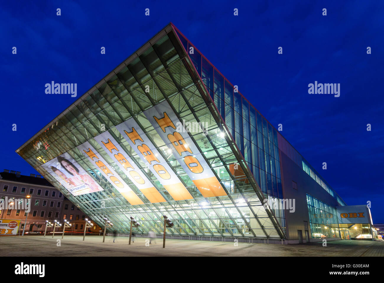 DIY OBI Superstore (Gebäude Baumarkt), Österreich, Wien 21., Wien, Wien Stockfoto