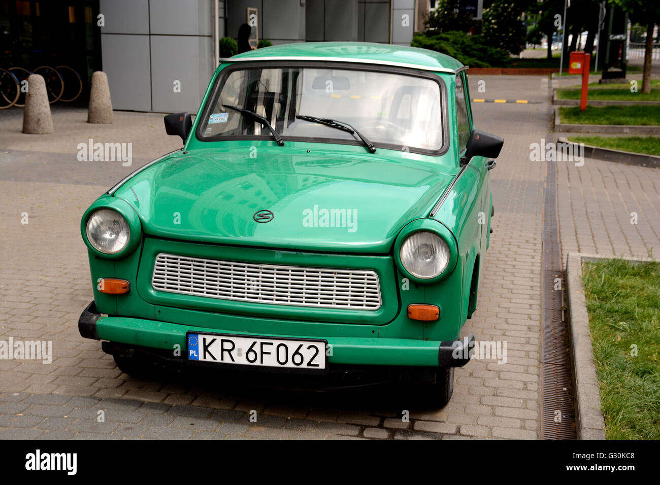 Oldtimer Trabant Krakau Polen Stockfoto