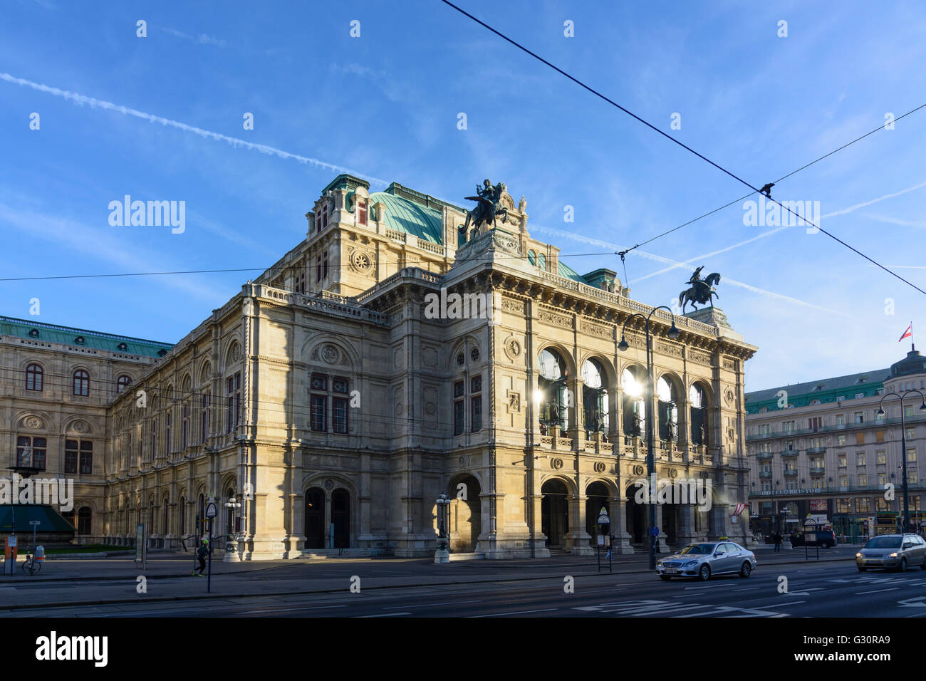 Staatliche Oper, Austria, Wien, 01., Wien, Wien Stockfoto