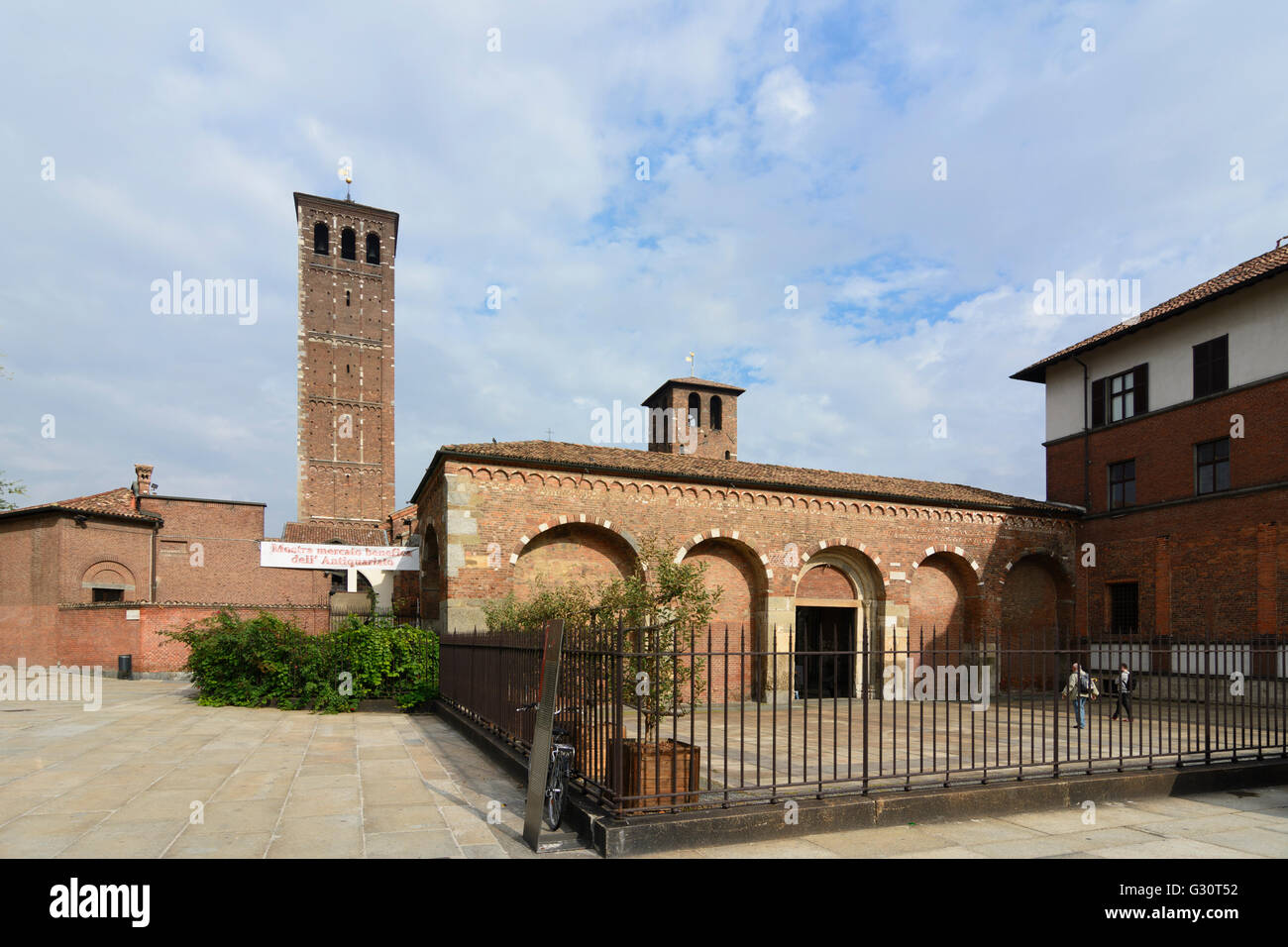 Kirche, Sant'Ambrogio, Italien, Lombardei, Lombardei, Mailand, Mailand Stockfoto