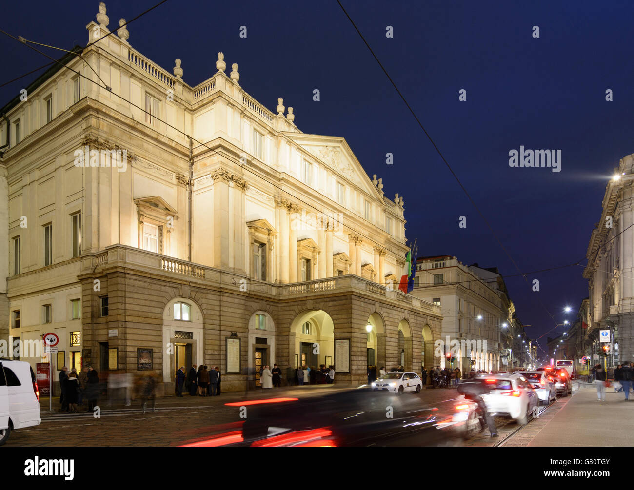 Oper Scala, Italien, Lombardei, Lombardei, Mailand, Mailand Stockfoto
