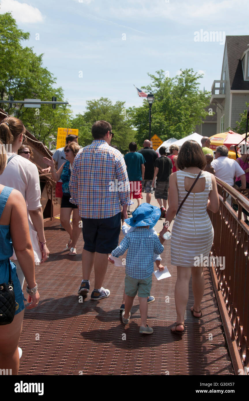 Kanal-Tage in Fairport NY. Stockfoto