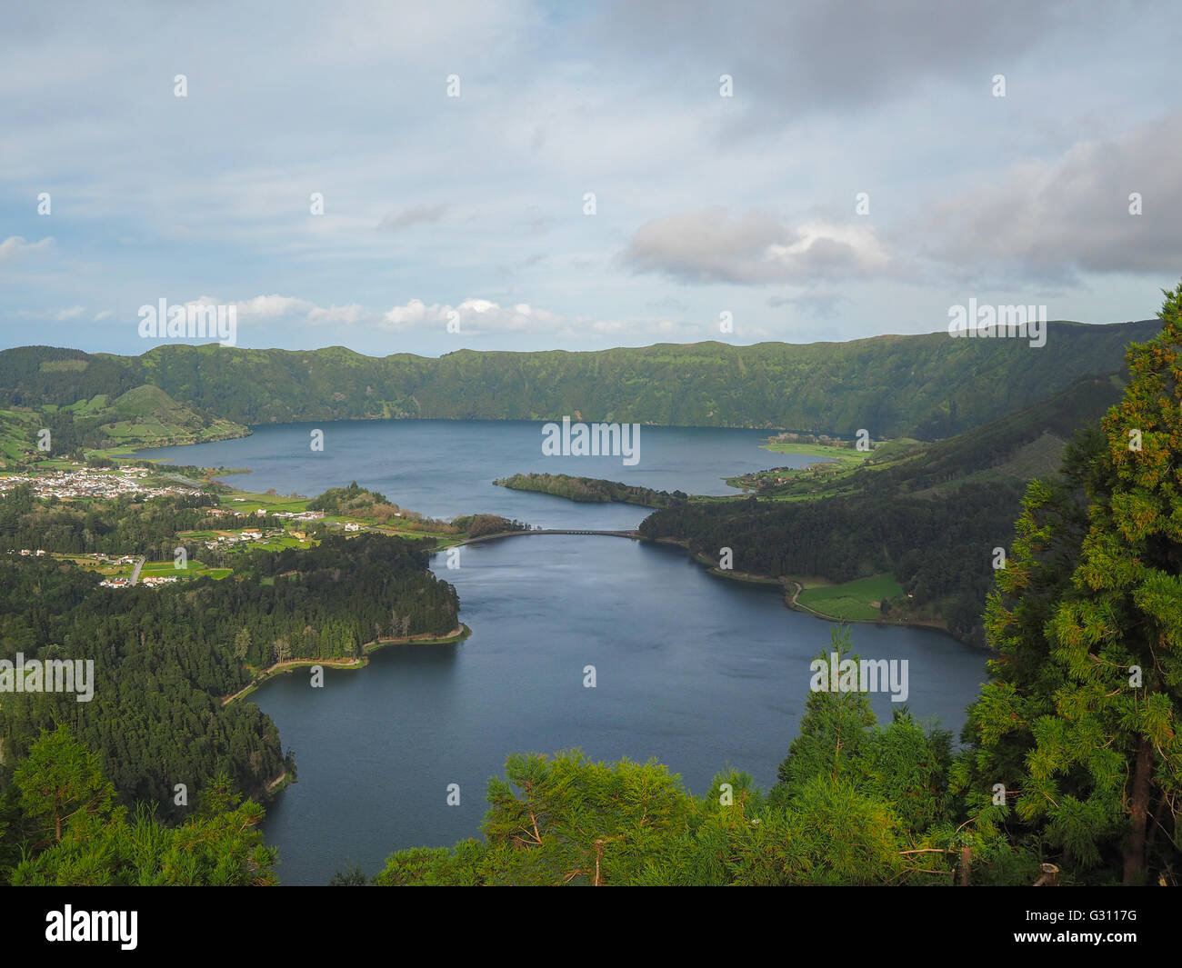 Seven Cities Seen, Insel São Miguel, Azoren Stockfoto
