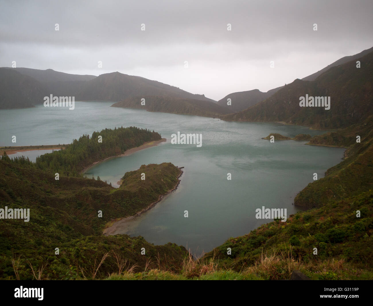 Fogo Lake auf der Insel Sao Miguel Stockfoto